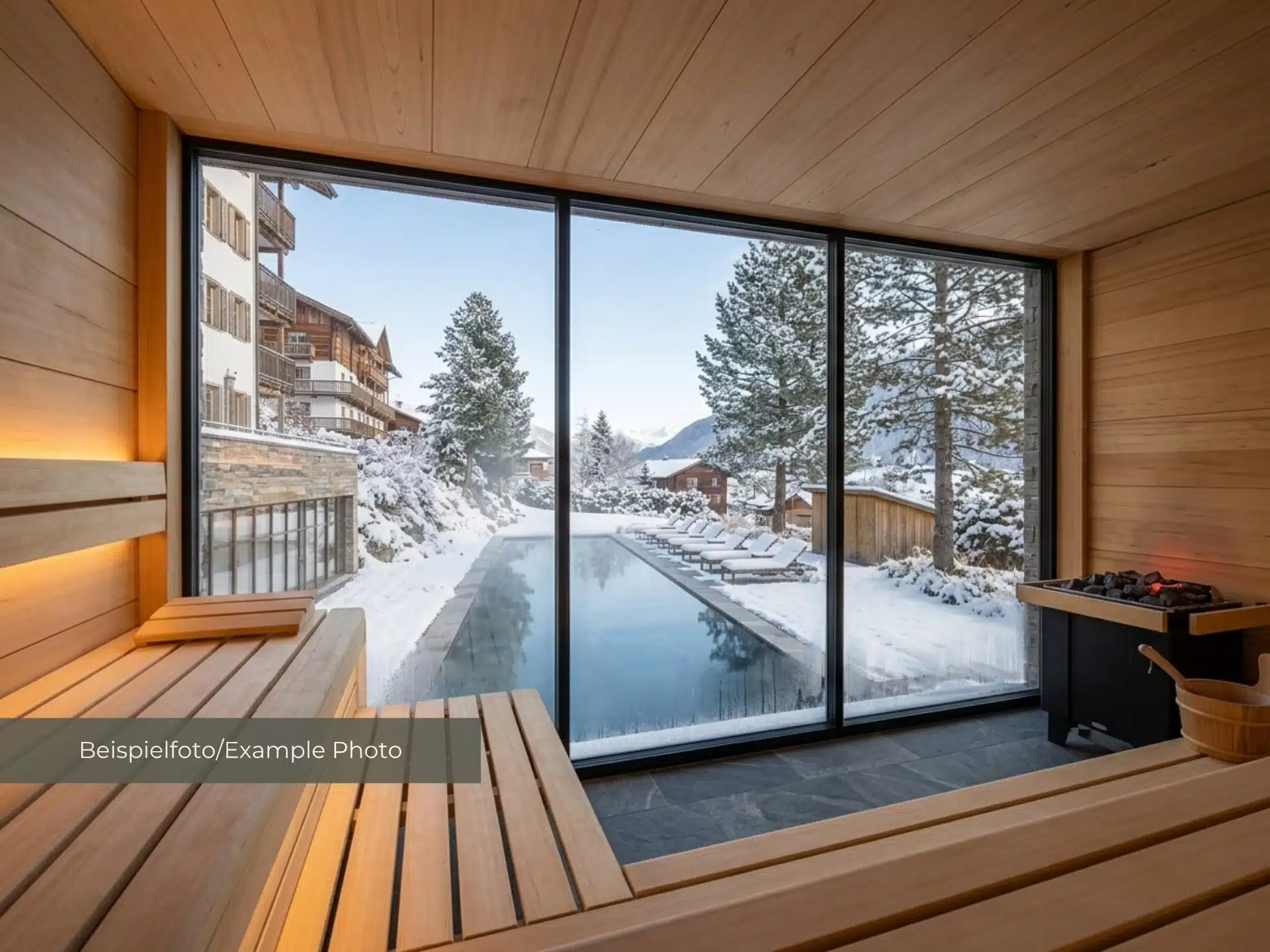 VAYA Post Montafon Sauna Blick Pool